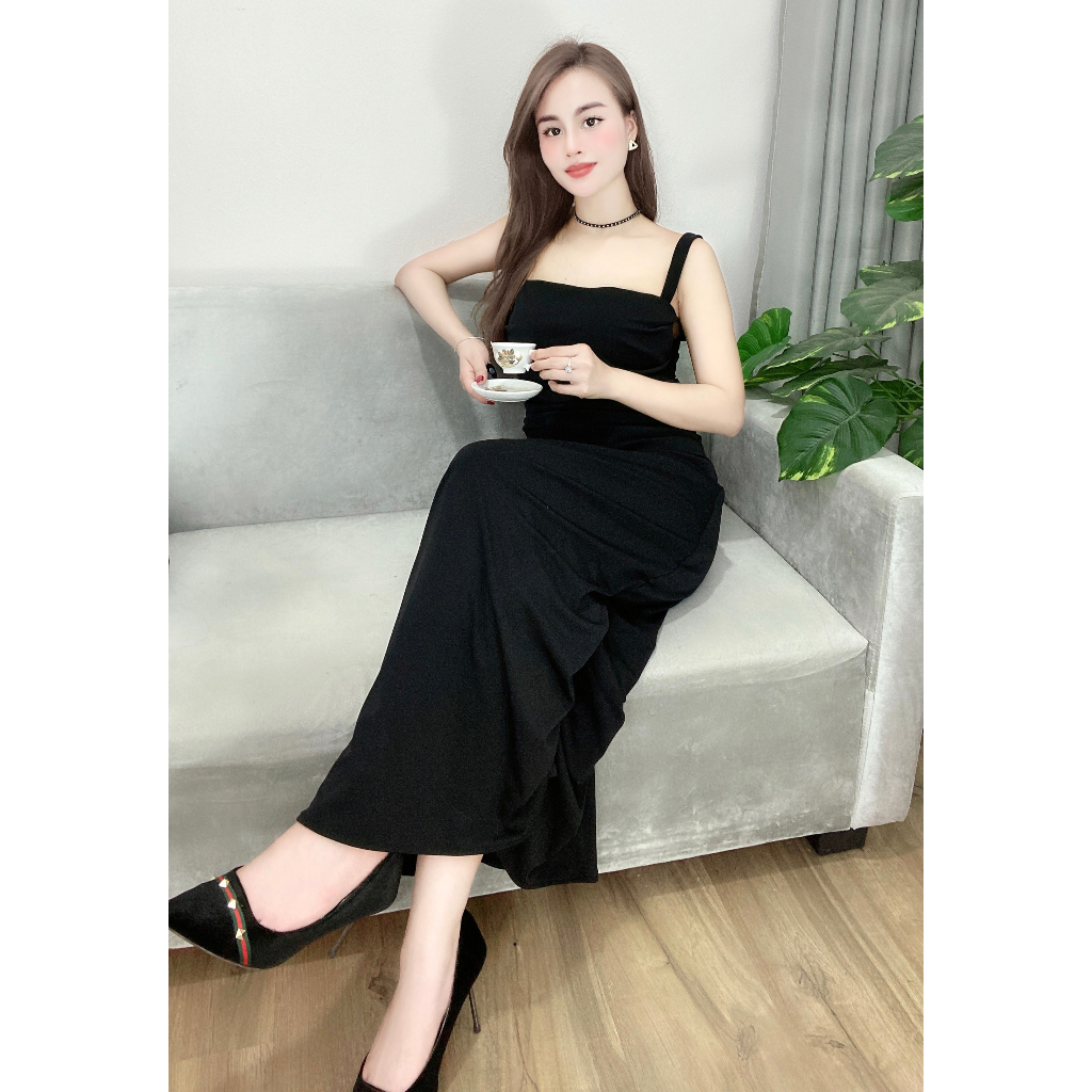 Váy maxi chất liệu bozip hàng thiết kế dành cho nũ | BigBuy360 - bigbuy360.vn