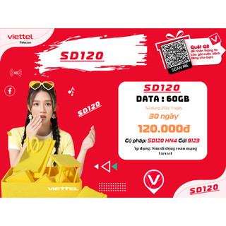 SIM VIETTEL 4G SD120 – 60GBTốc Độ Cao