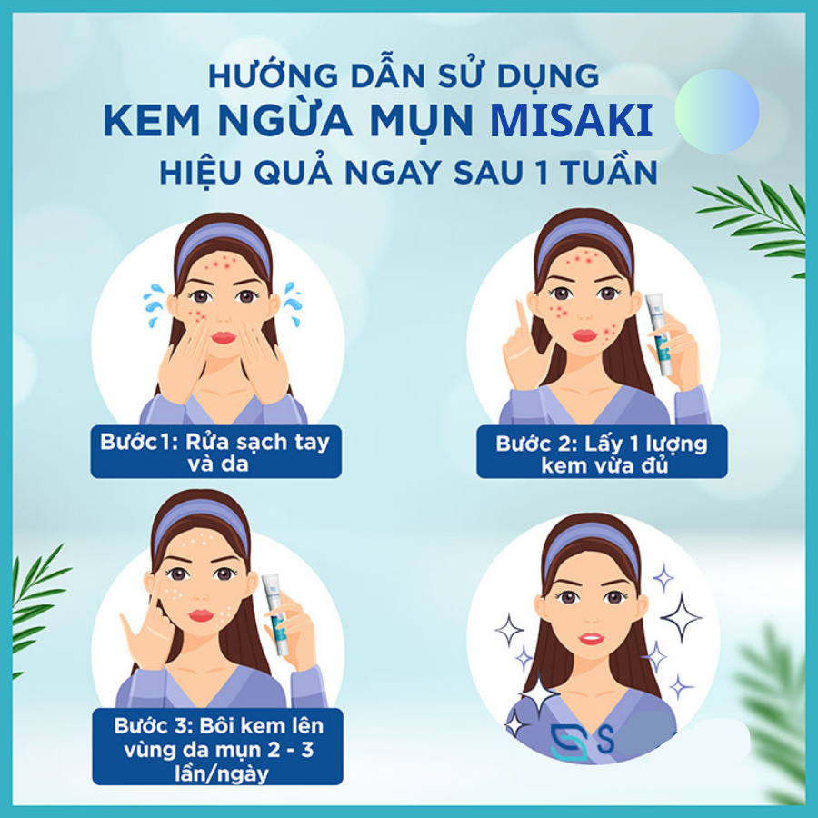 Kem mụn collagen misaki, chấm mụn giúp xẹp mụn, giảm mụn, mờ thâm hiệu quả - chiết xuất từ collagen - tuýp 15