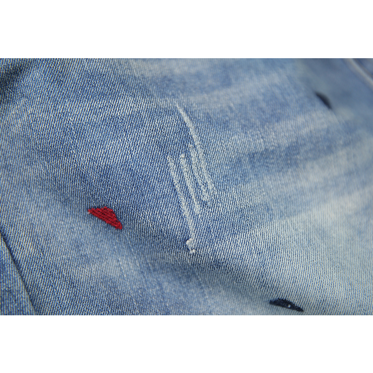 Quần baggy nữ KAMAKAdenim thêu tam giác nhỏ NU2451