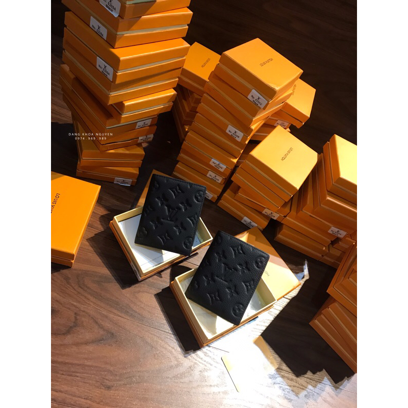 VÍ NAM LV VÂN HOA DÁNG ĐỨNG HÀNG FULL BOX