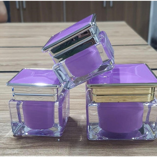 Combo 100 hũ đựng kem 5g màu tím