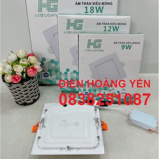 Đèn led âm trần 9w, 12w, 18w vuông ánh sáng trắng