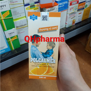 POLCALMEX 150ml giúp bổ sung canxi với vị cam thơm ngon cho bé