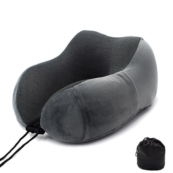 Gối kê cổ chữ U massage EMAI cao su non mềm mại êm dành cho lái xe đi du lịch và tiện dùng trong văn phòng