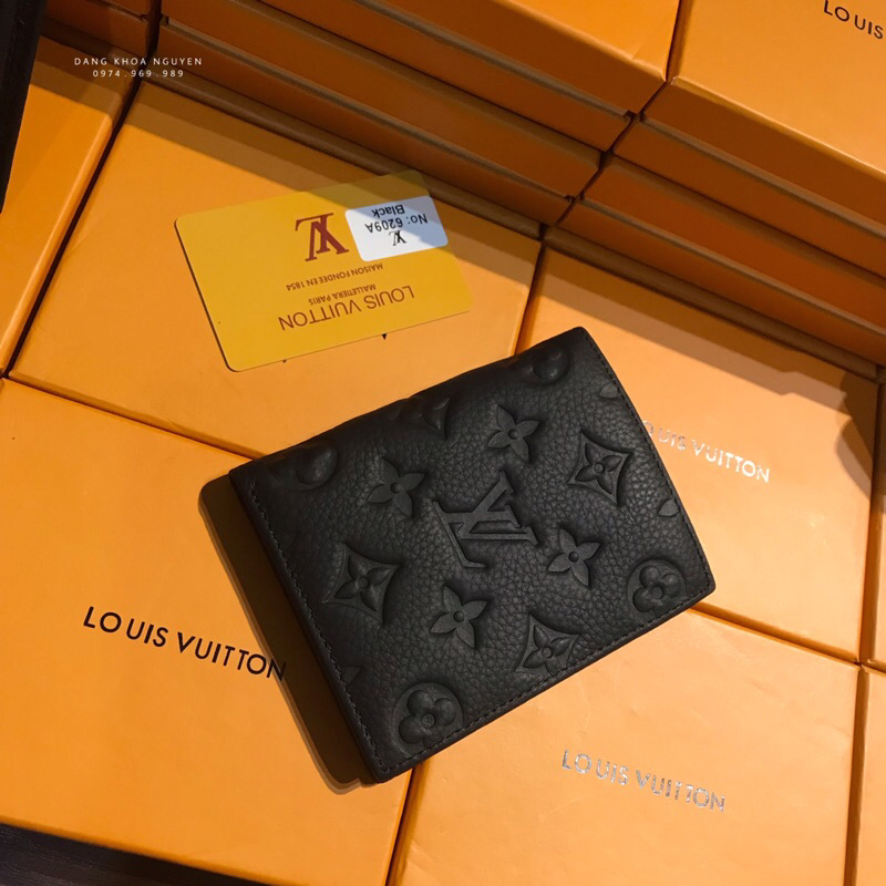 VÍ NAM LV VÂN HOA DÁNG ĐỨNG HÀNG FULL BOX