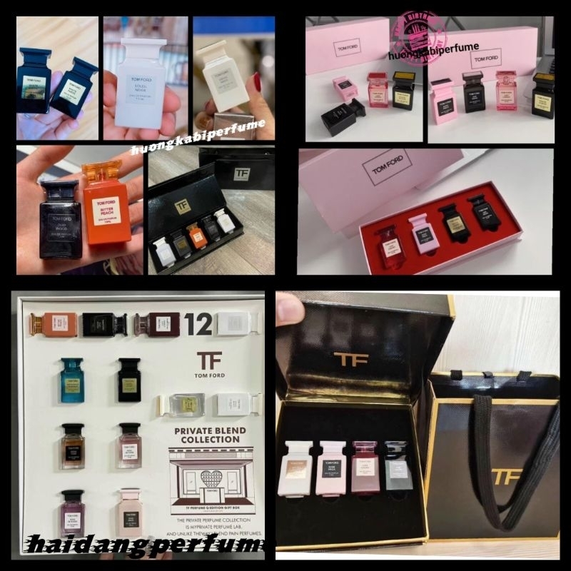 SET NƯỚC HOA TOMFORD MINI 7.5ML🍒 HÀNG CHUẨN-4 MÙI XUẤT SẮC