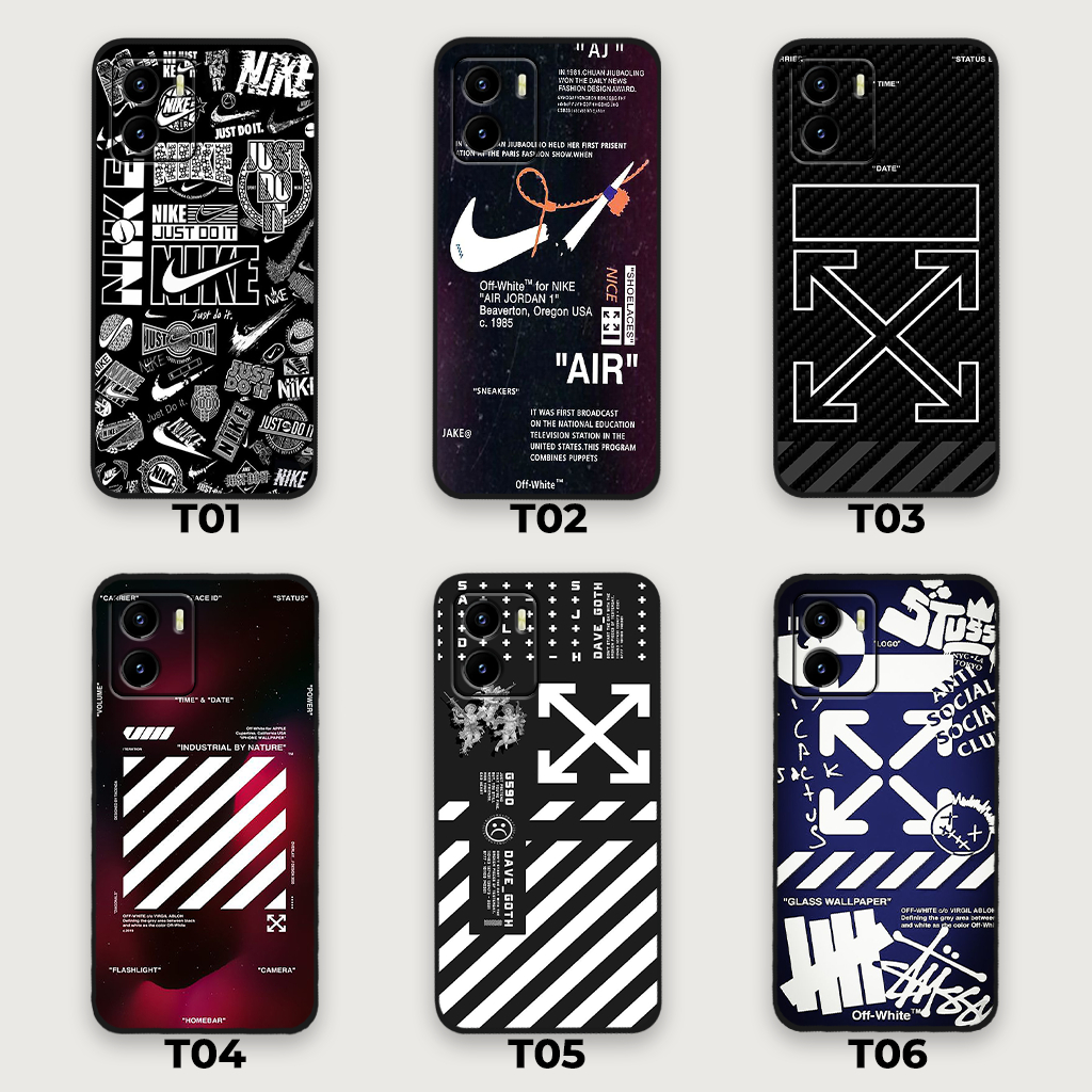 Ốp lưng Vivo Y15s / Y15a / Y01 in hình nikee, off whitee thời trang