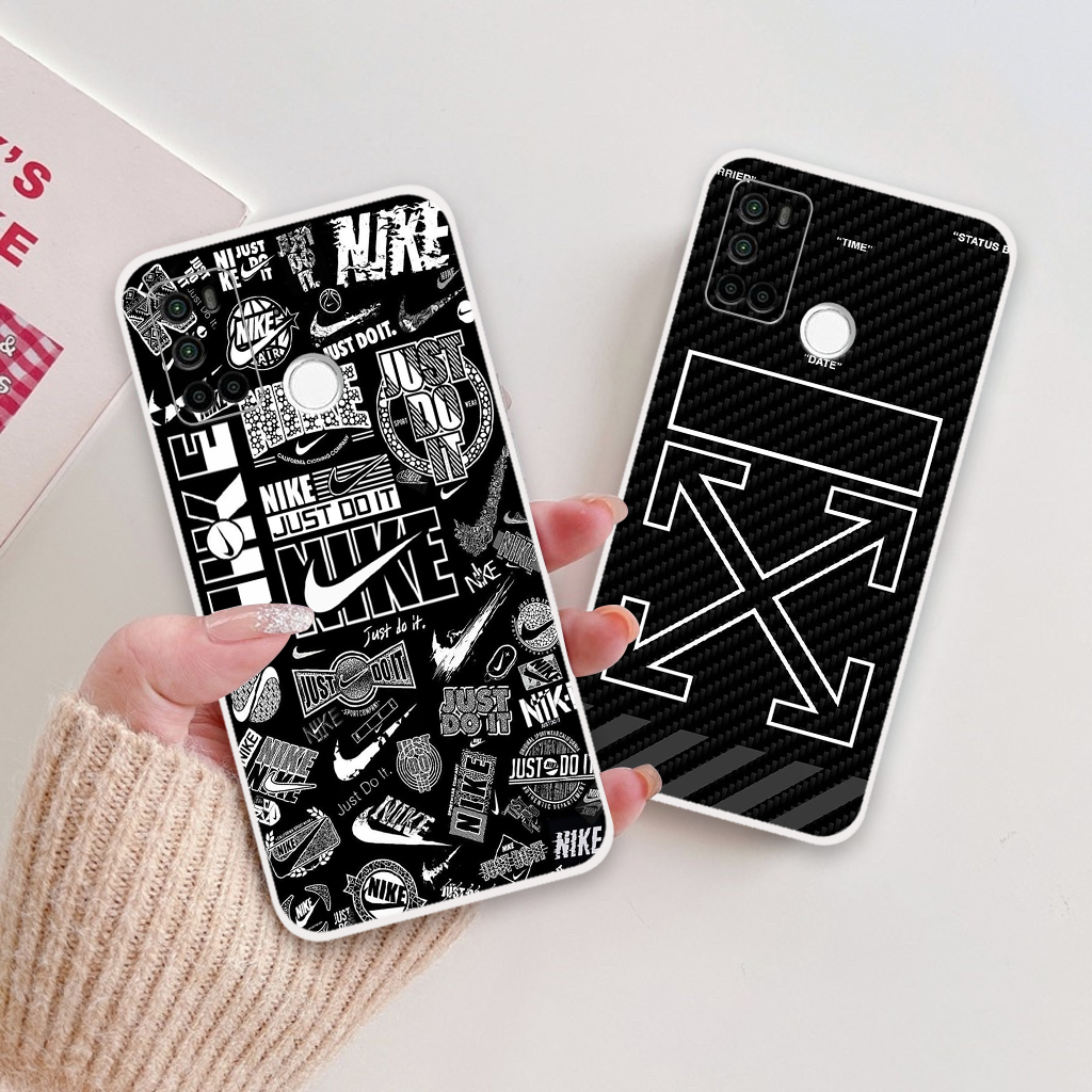 Ốp lưng Vsmart Joy 4 in hình nikee, off whitee thời trang