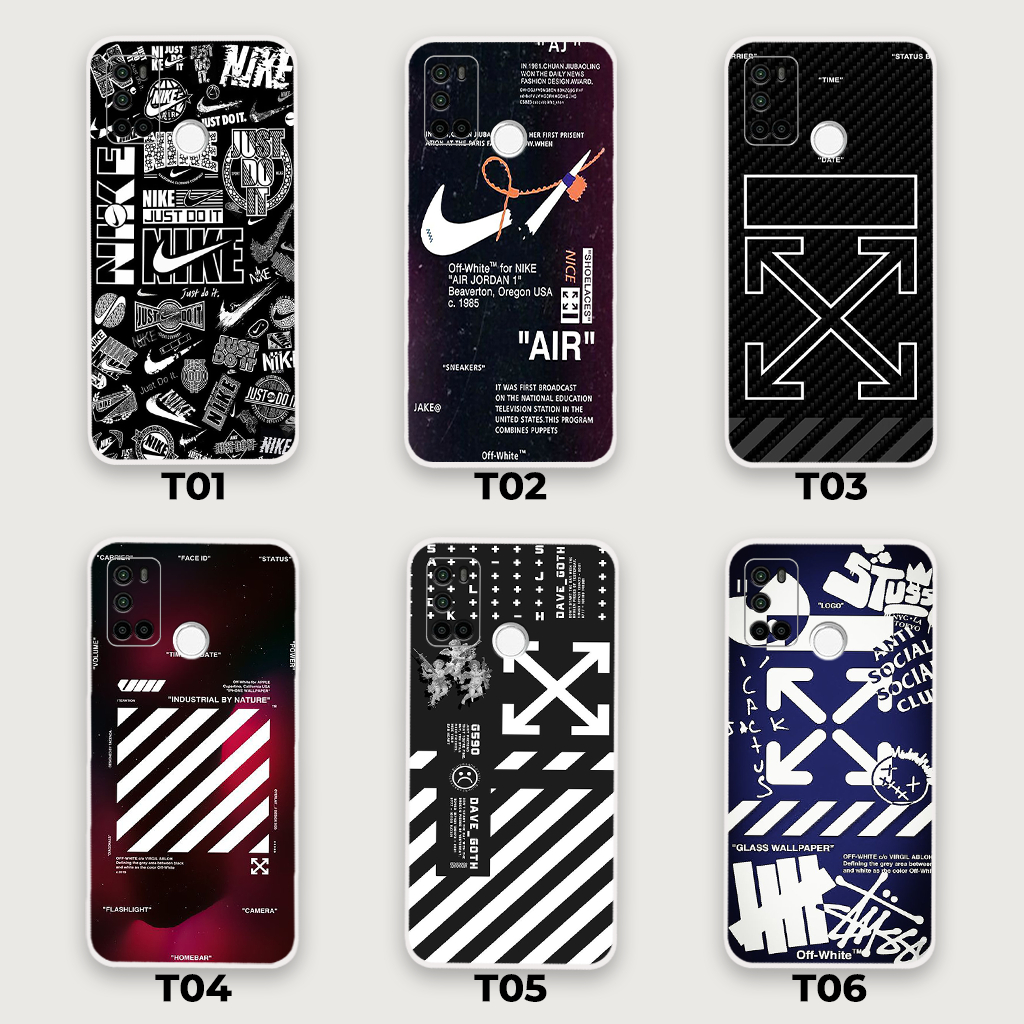 Ốp lưng Vsmart Joy 4 in hình nikee, off whitee thời trang