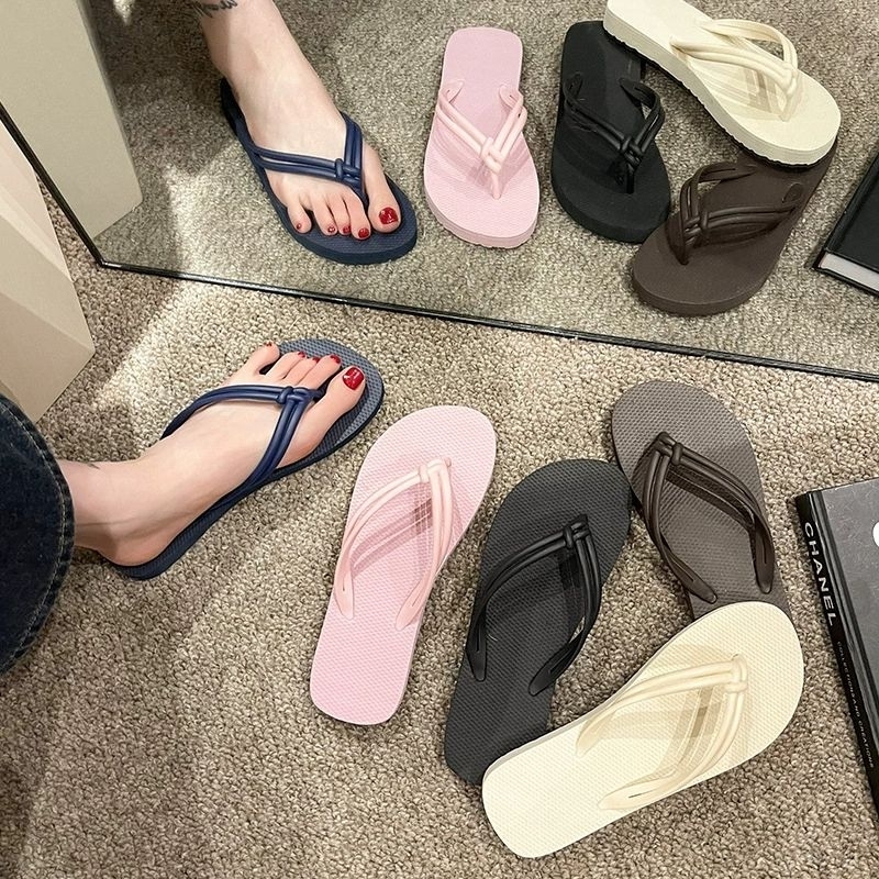 Dép tông đi biển thắt nút mẫu mới nhất mùa hè năm nay mềm rẻ êm chân