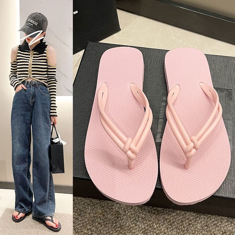 Dép tông đi biển thắt nút mẫu mới nhất mùa hè năm nay mềm rẻ êm chân