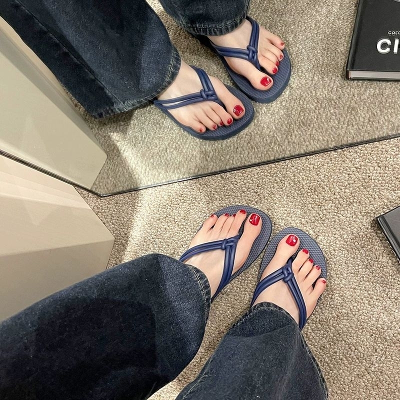 Dép tông đi biển thắt nút mẫu mới nhất mùa hè năm nay mềm rẻ êm chân