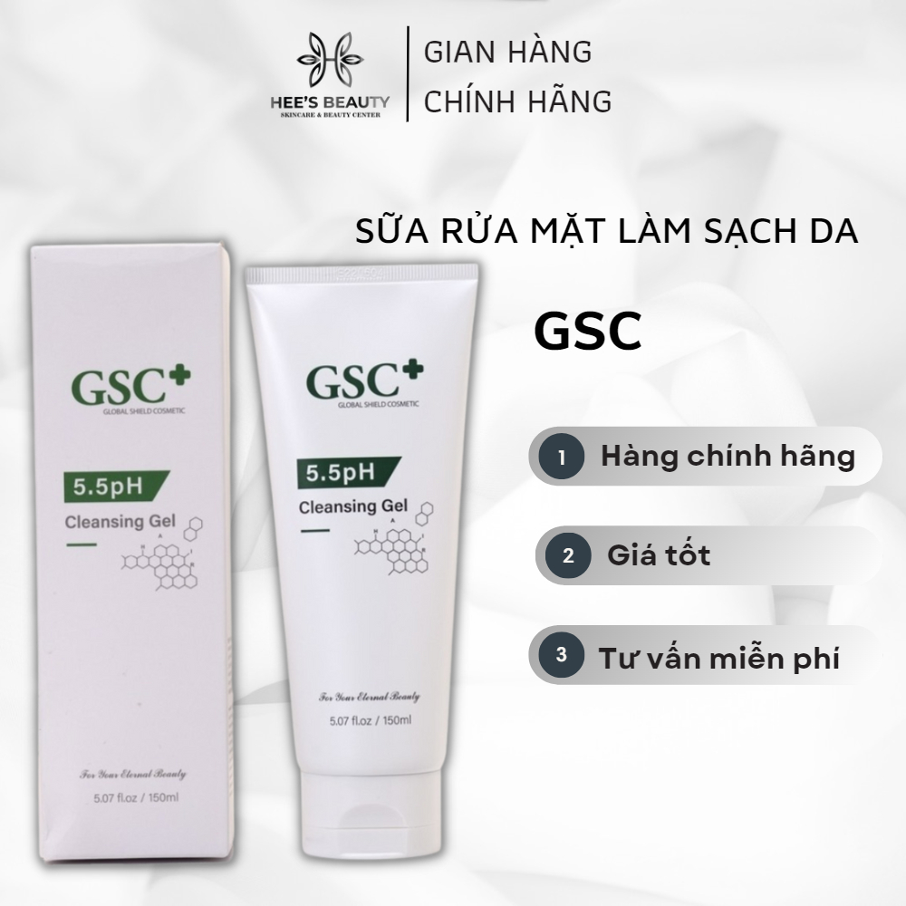 Sữa Rửa Mặt GSC Cleansing Gel 5.5pH