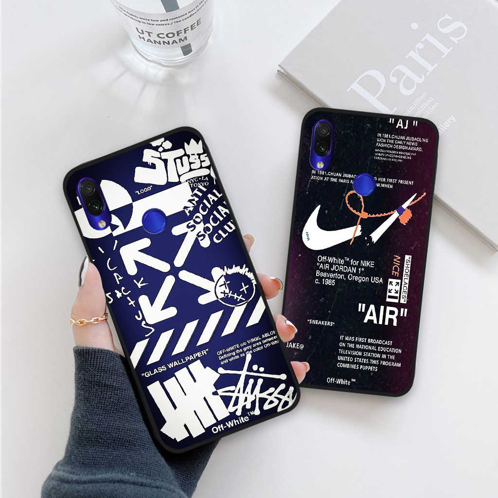 Ốp lưng Xiaomi Redmi Note 7 / Redmi 7 in hình nikee, off whitee thời trang