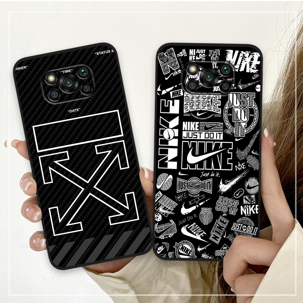 Ốp lưng Xiaomi Poco X3 NFC / Poco X3 Pro / Poco X3 in hình nikee, off whitee thời trang