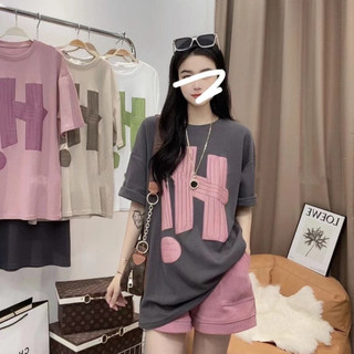  Áo phông nữ chữ HI hàng Quảng Châu áo thun nữ chất cotton mịn mát đẹp 