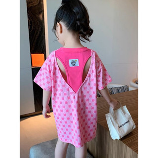 Váy xuông BB hở lưng bé gái