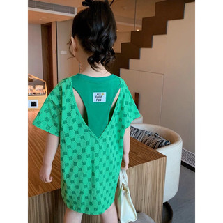 Váy xuông BB hở lưng bé gái