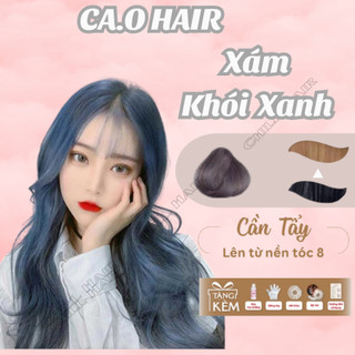 Thuốc nhuộm tóc, Xám Khói Xanh Màu nhuộm cao cấp tại nhà Ca.ohairshop