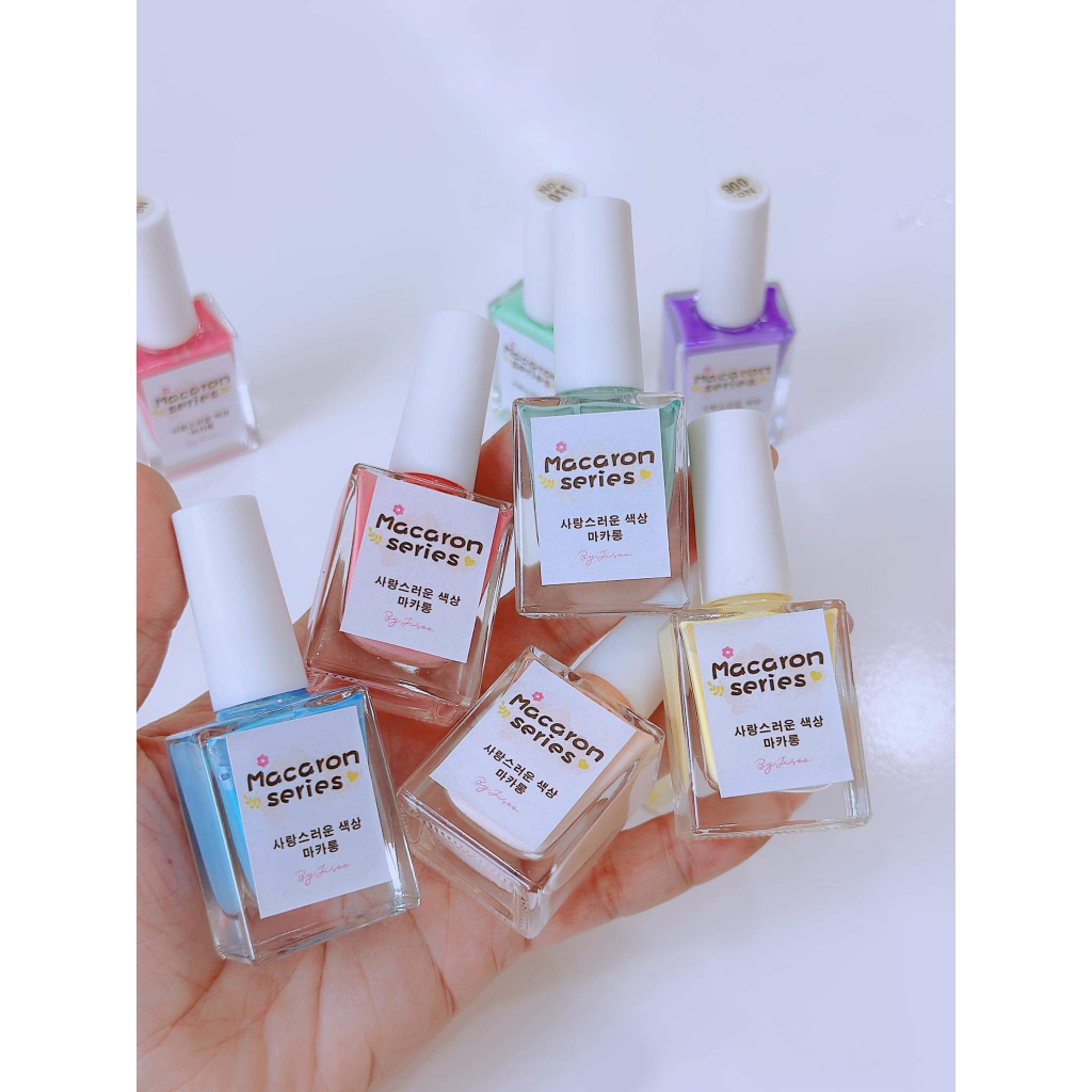 Set cồn loang sữa Macaron 12 tone màu Hàn Quốc