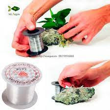 Cước buộc cây thuỷ sinh dày 0.2mm - Cước tàng hình sử dụng buộc, cố định rêu, ráy, cây thủy sinh