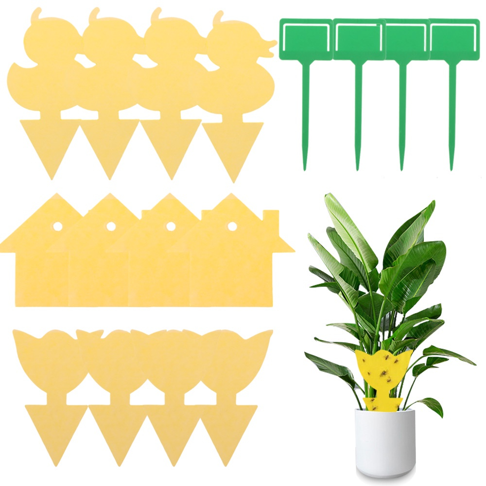 Miếng bẫy dính côn trùng ruồi, muỗi hai mặt siêu thu hút, siêu dính an toàn sinh học