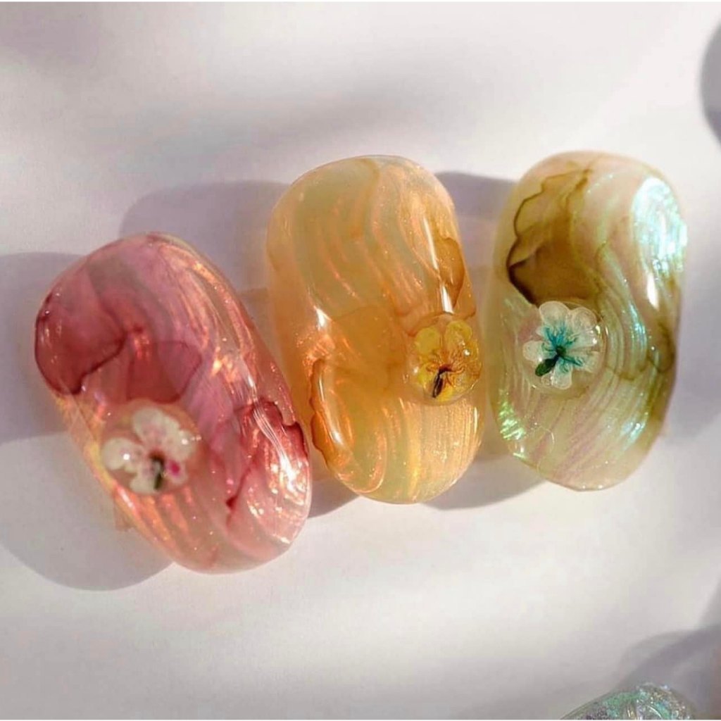Hoa khô ẩn móng Hàn Quốc Daily Nail