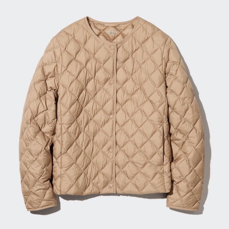 Áo phao uniqlo trần trám nữ