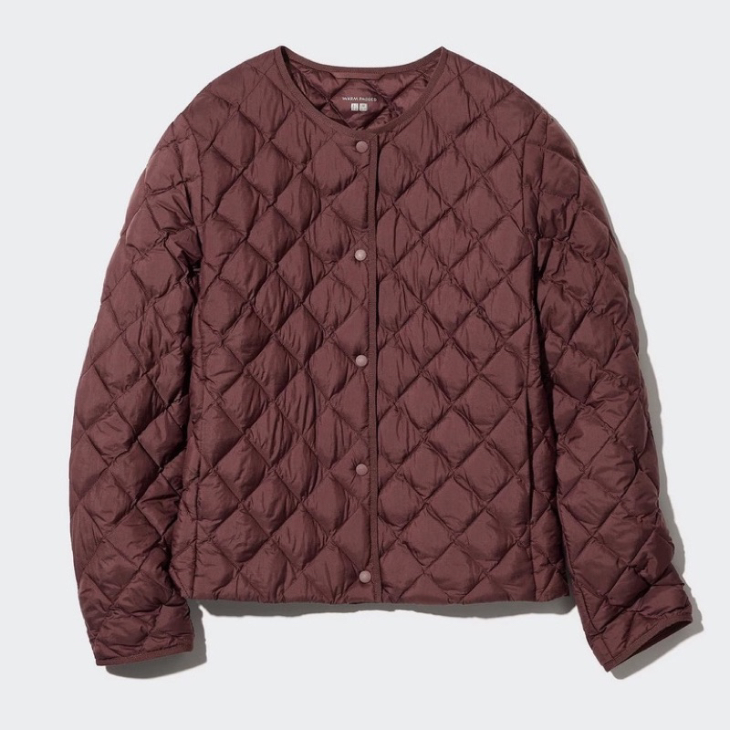 Áo phao uniqlo trần trám nữ