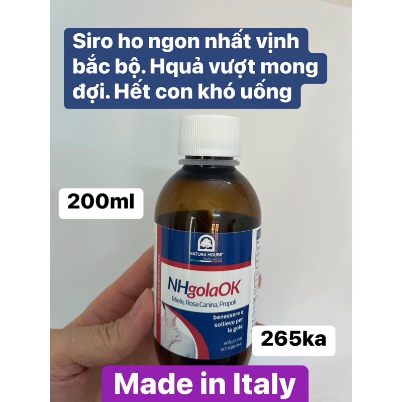 Siro Ho NHgolaOK  200ml