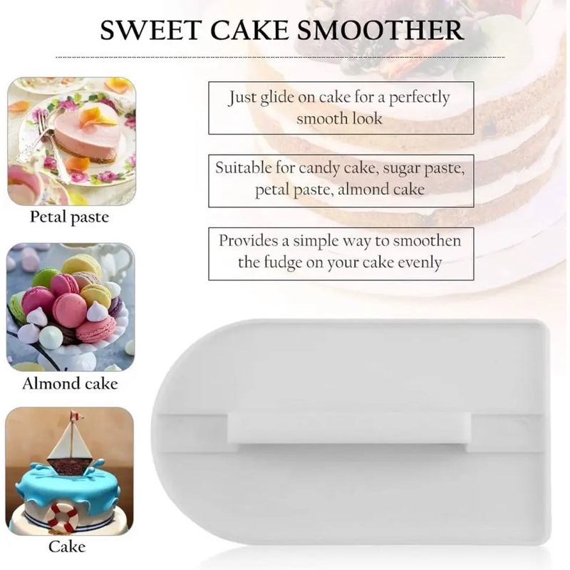 Dụng cụ chà láng fondant, bánh kem