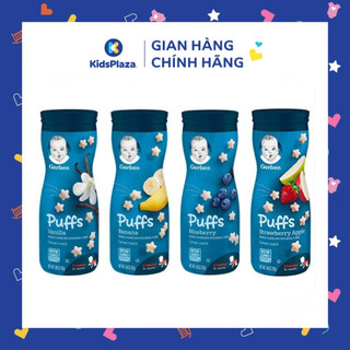 Bánh Gerber ăn dặm hình ngôi sao hữu cơ Gerber Puffs hàng air Mỹ đủ vị date tốt