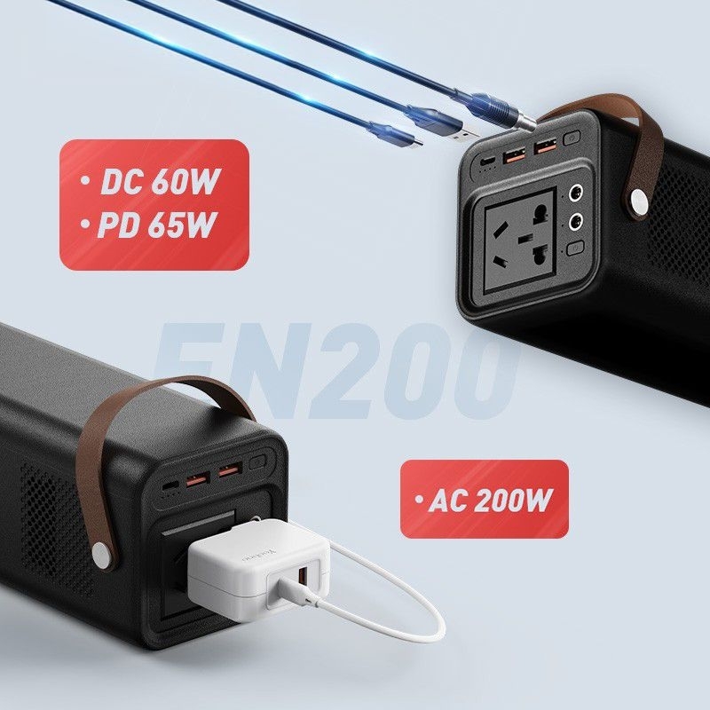Trạm sạc dự phòng Yoobao EN200 52800mAh 220V 200W -