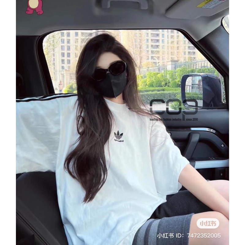 Áo phông d as 3 sọc form unisex OVERSIZE