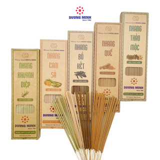 Combo 2hộp nhang sạch Dương Minh nhang quế và nhang khuynh diệp 20cm 30cm  100% thành phần tự nhiên không hoá chất