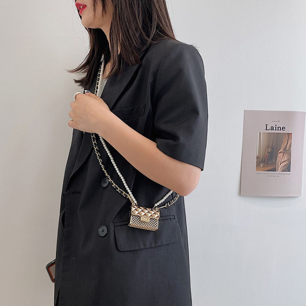 Túi mini thời trang, túi xách nữ đeo chéo mini quai đeo cá tính hàng đẹp chuẩn loại 1 - TMN60