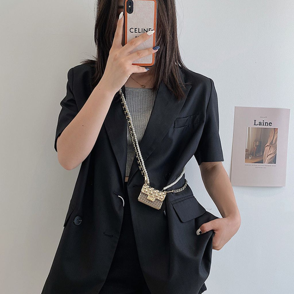 Túi mini thời trang, túi xách nữ đeo chéo mini quai đeo cá tính hàng đẹp chuẩn loại 1 - TMN60