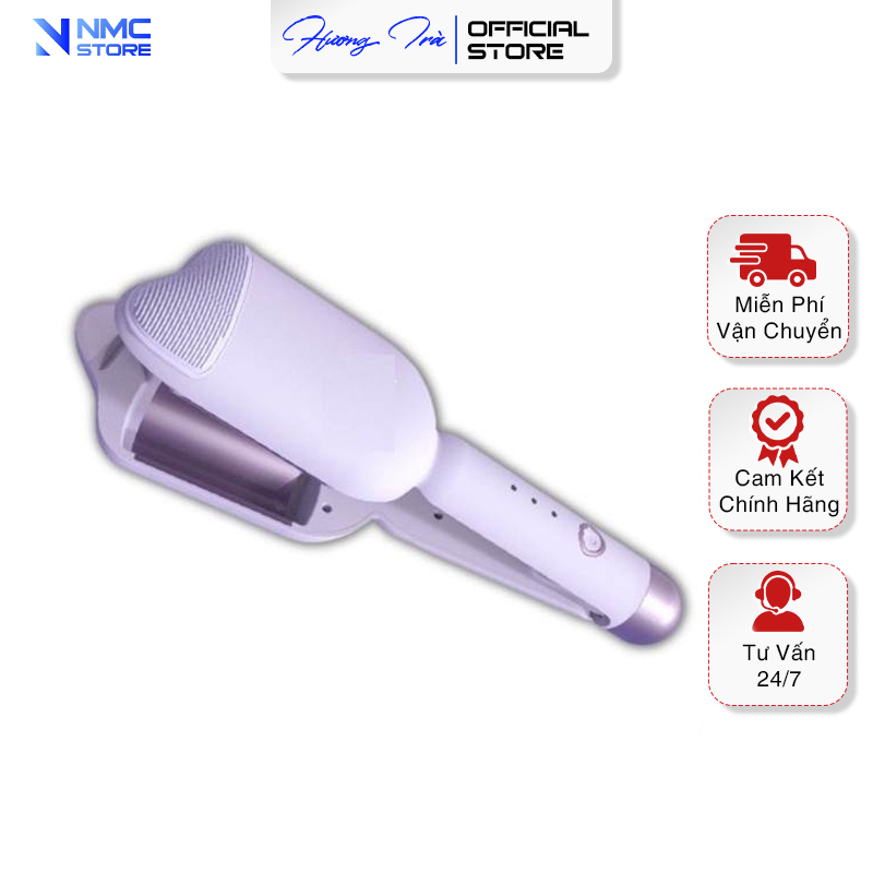 Máy Uốn Tóc Xoăn Sóng Nước Size 36mm Nanomax XN-D36, 3 Chế Độ Nhiệt, Tích Hợp Ion Bảo Vệ Tóc Hư Tổn- NMC STORE