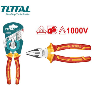 Kìm răng 7 inch cách điện dòng công nghiệp total thtip2171