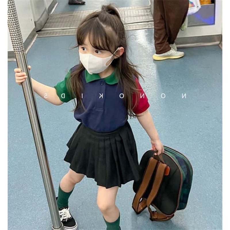 Áo Polo bé trai / gái  U.ni kết hợp hãng Fi.la xịn xò sz 8-35kg