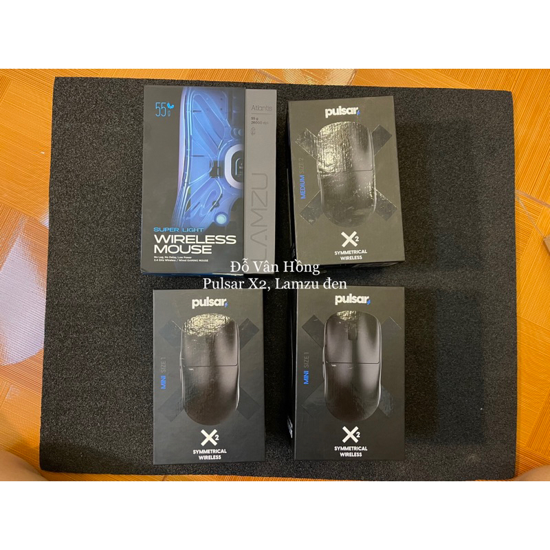 Chuột không dây PULSAR X2 Medium/Mini Wirelees Gaming chính hãng
