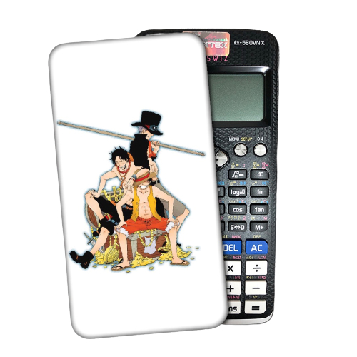 Miếng dán decal lệnh truy nã one piece cho máy tính bỏ túi casio fx 580vnx fx880 BTG 570vn esplus decal vua hải tặc 2023