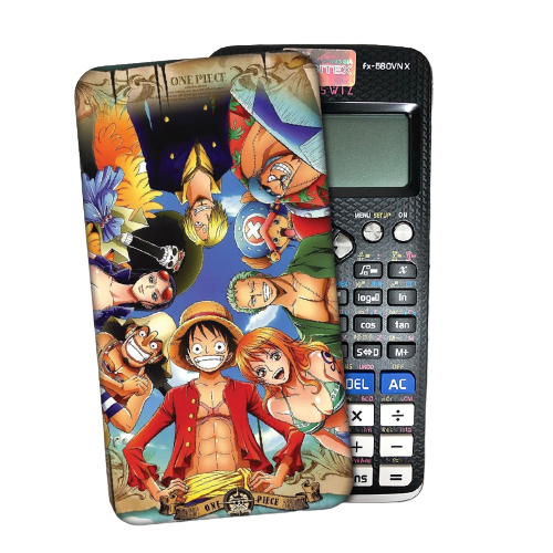 Miếng dán decal lệnh truy nã one piece cho máy tính bỏ túi casio fx 580vnx fx880 BTG 570vn esplus decal vua hải tặc 2023