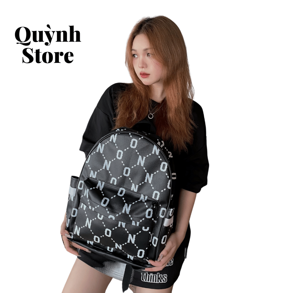 Balo Da Backpack Gon - Chống Nước - Màu Đen