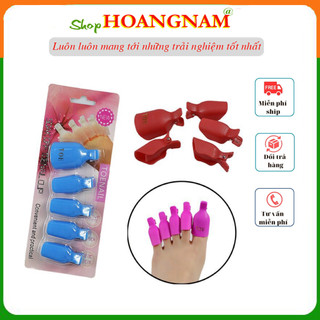 Kẹp ủ tháo gel móng chân trang trí chăm sóc làm đẹp nail shop hoangnam