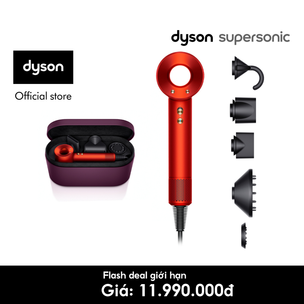 [Voucher ELDYSON1 giảm 8% đơn 5TR] Máy sấy tóc Dyson Supersonic ™ HD08 (Topaz Orange)
