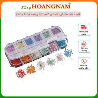 Khay hoa khô đắp ẩn gel chăm sóc trang trí móng làm nail shop hoangnam nail