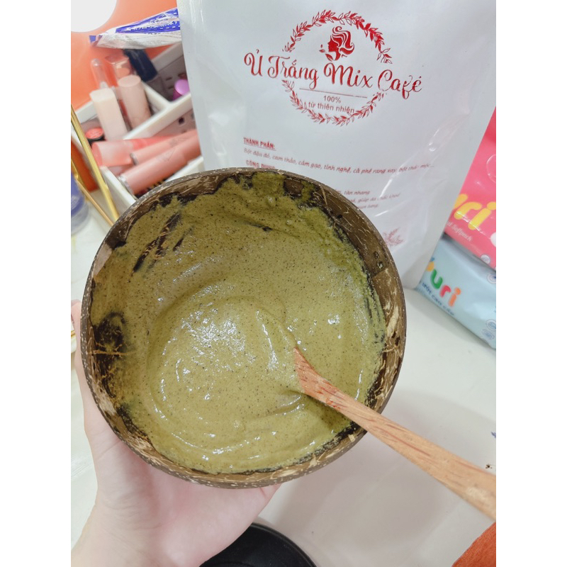 [combo 2h tặng bộ gáo+B1] 1kg Tắm Trắng thảo Mộc, Ủ trắng mix cafe tắm trắng tẩy da chết nhả nắng body | BigBuy360 - bigbuy360.vn