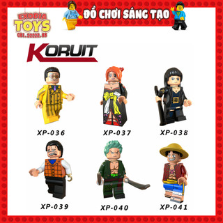 Xếp hình Minifigure nhân vật Anime One Piece : Đảo Hải Tặc - Đồ Chơi Lắp Ghép Sáng Tạo - KORUIT XP036-041